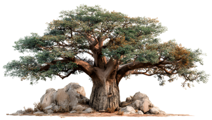 asset, transparent background, african baobab tree clipart, cutout