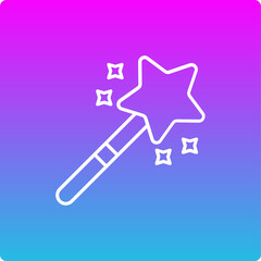 Fototapeta premium Magic Wand Icon