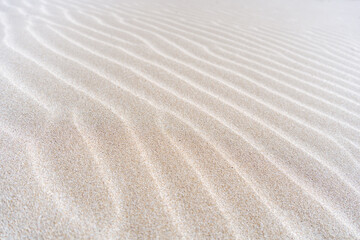 Close-up detail of natural patterns on sand dune surface © daboost