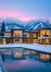 Modern Mountain Home with Pool