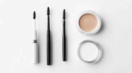 Lash Lift Kit for Eyelash Enhancement - Isolated on White Background