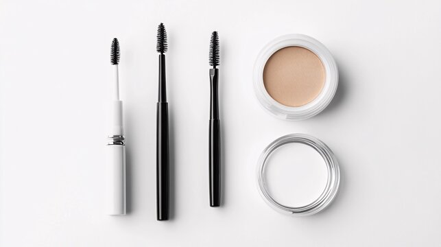 Lash Lift Kit for Eyelash Enhancement - Isolated on White Background