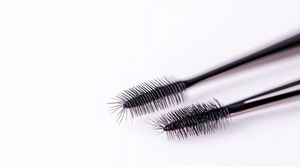 Lash Tweezers for Eyelash Application and Styling - Isolated on White Background