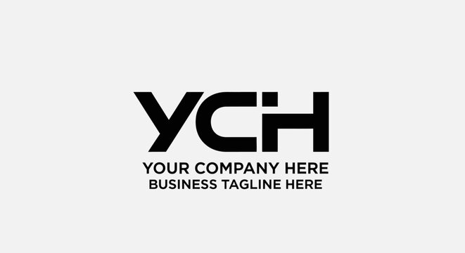 Bold Black "YCH" Monogram Logo with Company Name and Tagline