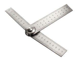 Ruler with adjustable angle setting