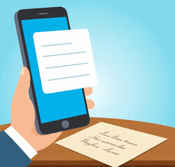 Email to Handwritten Letter – Bridging Digital and Traditional Communication