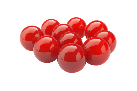 Blood cell isolated on transparent background. Red blood cells isolated on white background, 3d rendering. - Powered by Adobe