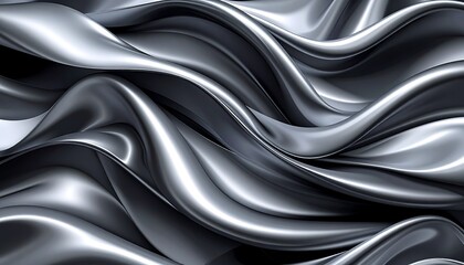 Fototapeta premium Fluid Wave Monotone