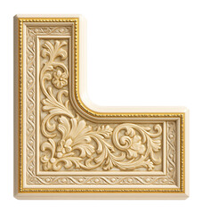Ornate ceramic corner with intricate patterns and gold accents