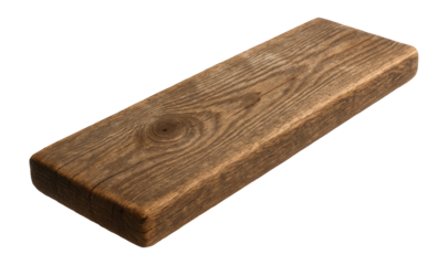 Narrow plank with a rustic finish and natural wood texture