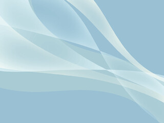 青色の美しいウェーブの抽象的な背景