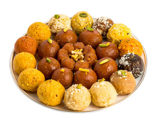 Bangladeshi Traditional Sweets Clipart – Rosogolla, Sandesh, and Mishti