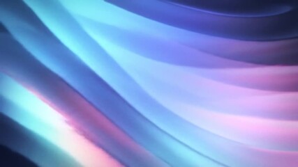 Hypnotic Neon Waves: Abstract Motion Background Loop