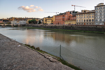 The Old Town of city of Florence, Italy