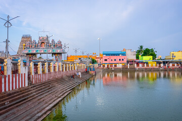 Thiruporur Kandaswamy temple Pond in Thiruporur, Chengalpattu district in the South Indian state of Tamil Nadu, is dedicated to the Hindu god Murugan. most famous temples.