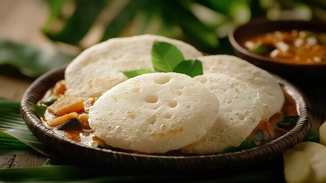 appam with stew kerala indian recipe video orbit left