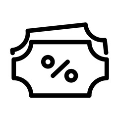 Discount Coupon Marketing Icon