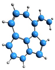 Molecular structure, likely organic compound (1)