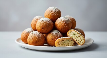 Pile of Delicious Fried Dough Balls.