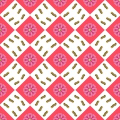 Pattern Background Geometric Mosaic Wallpaper Fabric Design