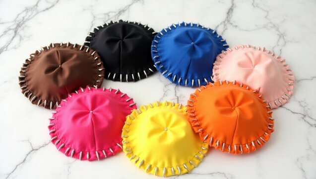 "Vibrant Handmade Jewelled Patches in Every Color and Style"