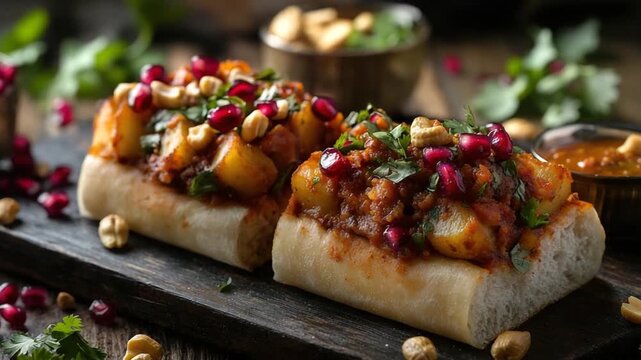 dabeli gujarat indian street food video