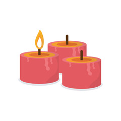 Diwali Candles  Illustration
