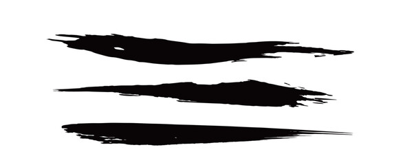 Brush Stroke Vector Set for Ink and Calligraphy Art