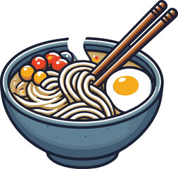 Noodle soup clip art