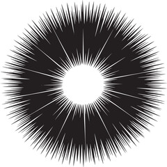 Dynamic black and white burst background for modern designs and creative projects needing an energetic element