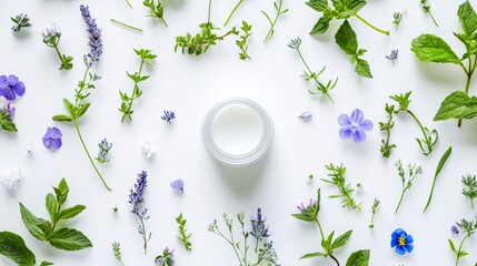 Moisturizer for Hydration and Skin Care - Isolated on White Background