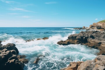 Horizon ocean outdoors nature.