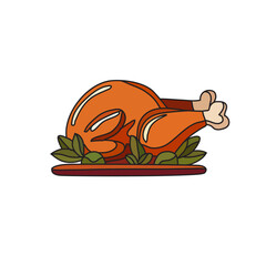 autumn halloween design element