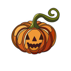 autumn halloween design element