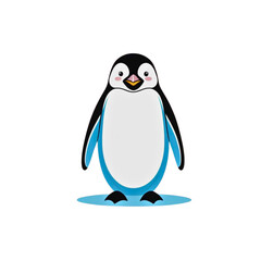 Fototapeta premium Adorable cartoon penguin vector illustration cute antarctic bird for childrens designs scalable graphics