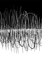 Abstract vector background in black and white