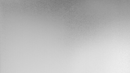 Closeup light gray frosted glass texture. Surface subtle gradient, moving from a soft white on the bottom left slightly darker gray at top right. Fine speckled grain visible across entire surface