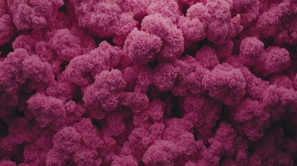 Close-up of Pink Fluffy Textile Material with Abstract Texture Background