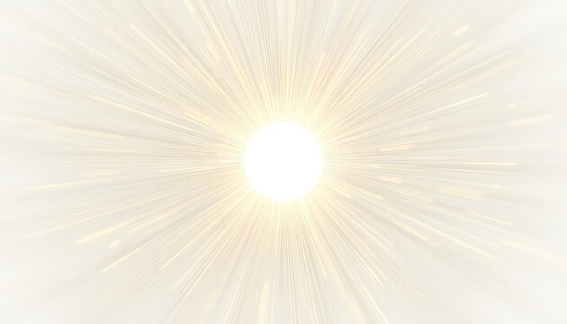 Radiant Burst of Energy Emanating from a Central Point, Displaying Bright Light and Motion Blur Effects