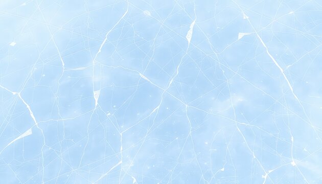 Light blue background with thin white lines intersecting, creating a network of fracture patterns on the surface