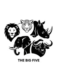 Big 5 of the East African safari