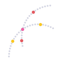 Diwali Hanging Decorative Lamp Icon