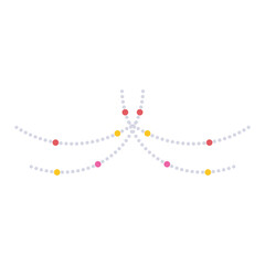 Obraz premium Diwali Hanging Decorative Lamp Icon