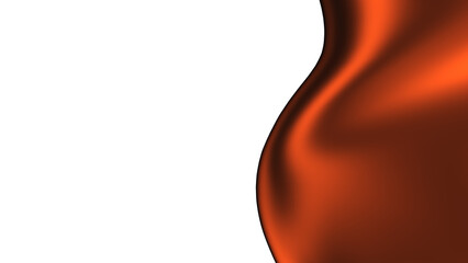 Abstract fluid wave gradient curve shape