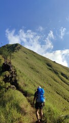 Naklejka premium Mountain Summit Serenity