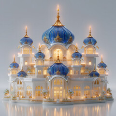 Obraz premium mosque at night