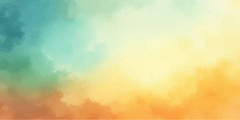 Vibrant abstract sunset with colorful clouds and sunlight in the sky