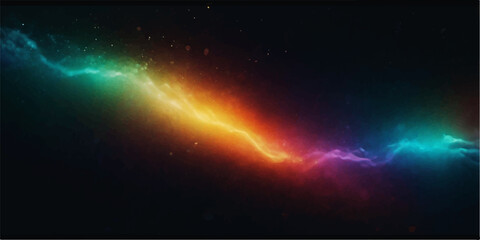 An abstract supernova glows brightly amidst a dark, starry galaxy, with a fiery nebula illuminating the vast cosmos