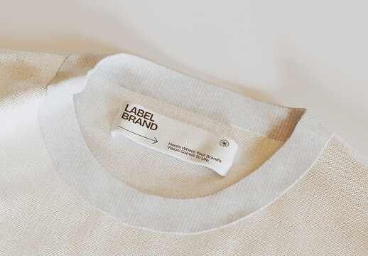 Fashion Label Tag Mockup