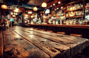Obraz premium Rustic Bar Interior